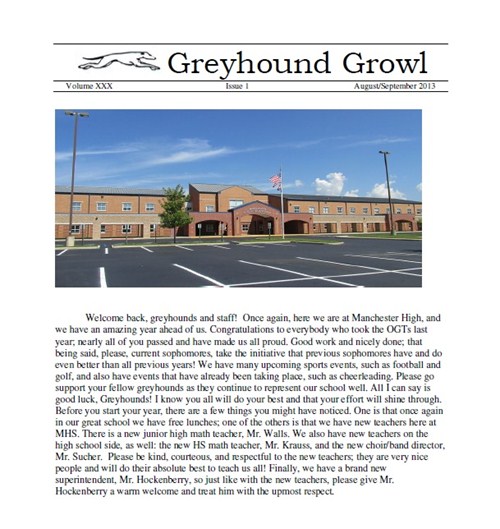 Greyhound Growl - August/September